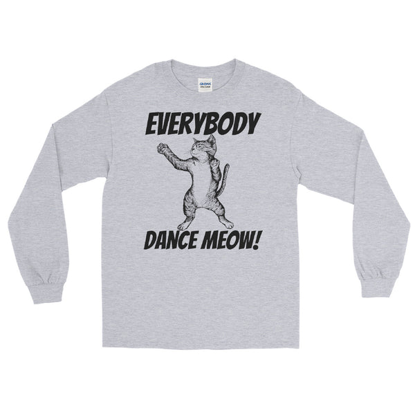 Everybody Dance Meow long sleeve tee