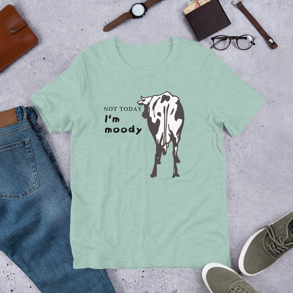 Not today. I'm Moody Cow t-shirt