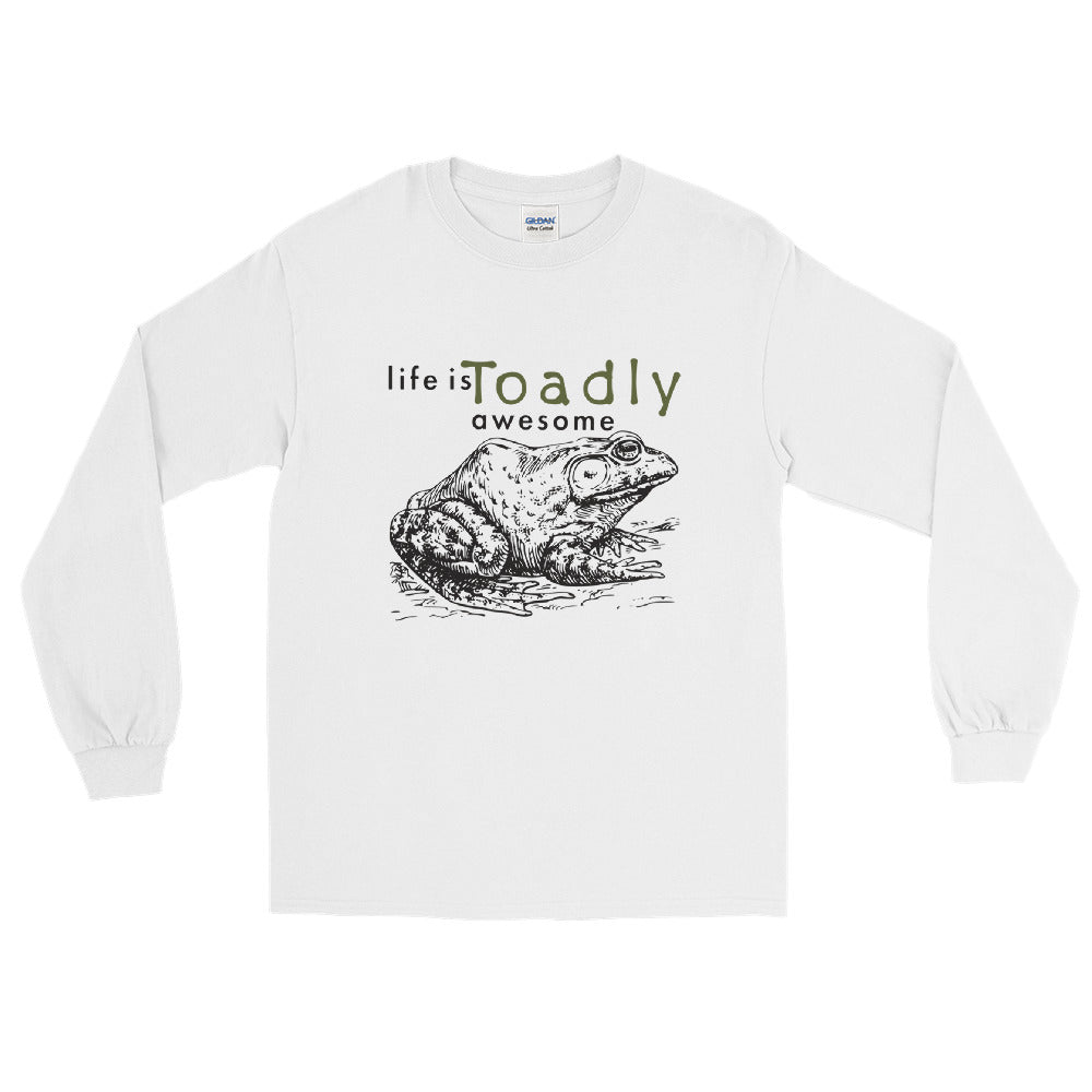 Life is Toadly awesome Toad long sleeve tee