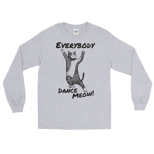 Everybody Dance Meow! Cat long sleeve tee