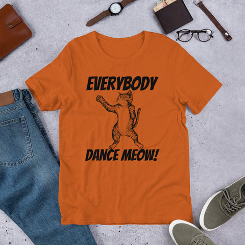 Everyody Dance Meow! Cat t-shirt