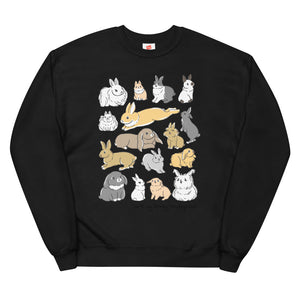 Bunny Breeds Unisex fleece sweatshirt