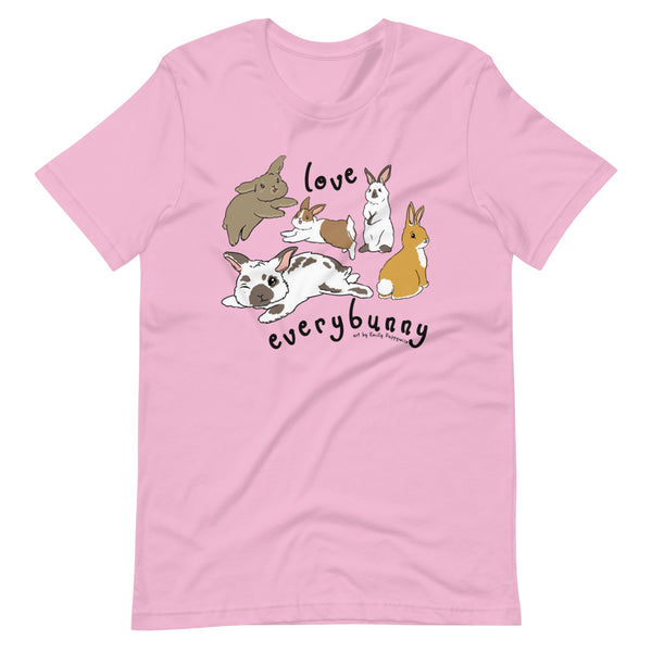 Everybunny is Different. Just Love Everybunny t-shirt