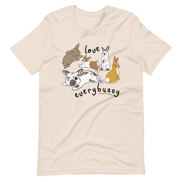 Everybunny is Different. Just Love Everybunny t-shirt